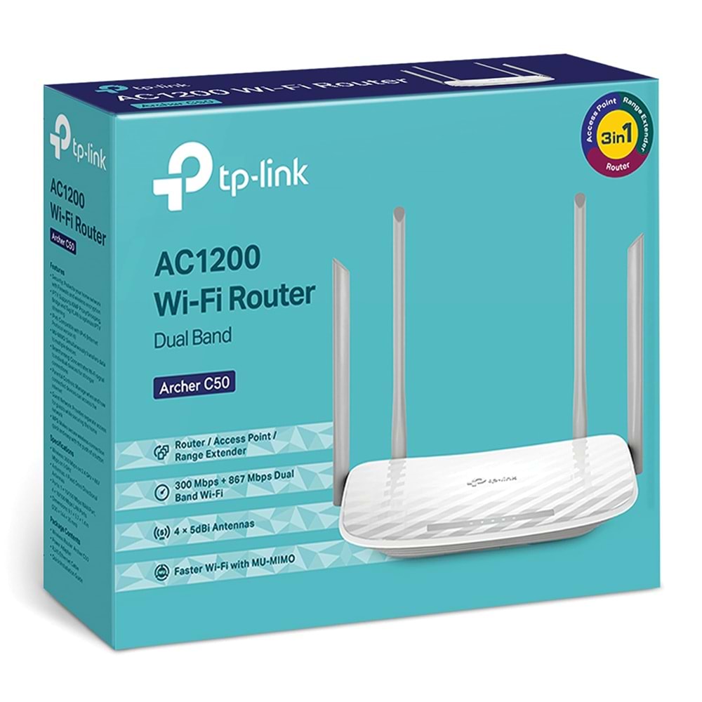 TP-Link Archer C50 AC1200 DualBand Router