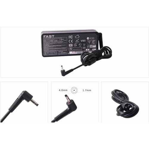 Lenovo CMADP115 20V 3.25A (4.0x1.7mm) 65 Watt Fast Notebook Şarj Adaptörü