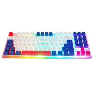 Acer eMachines EAK216 Beyaz/Mavi/Kırmızı USB Rainbow Aydınlatmalı Q Standart TKL Klavye