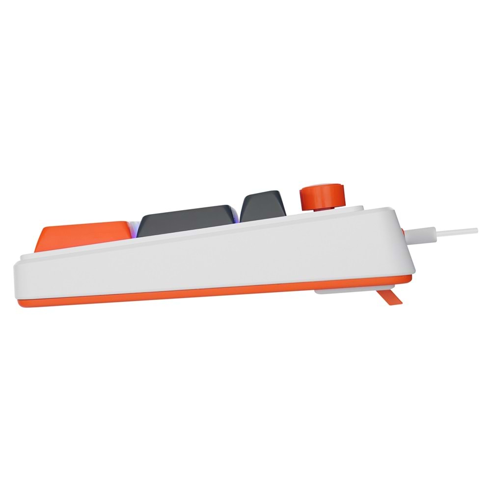 Acer eMachines EAK860 Beyaz USB Rainbow Aydınlatmalı Q Standart Kompakt Klavye Acer eMachines