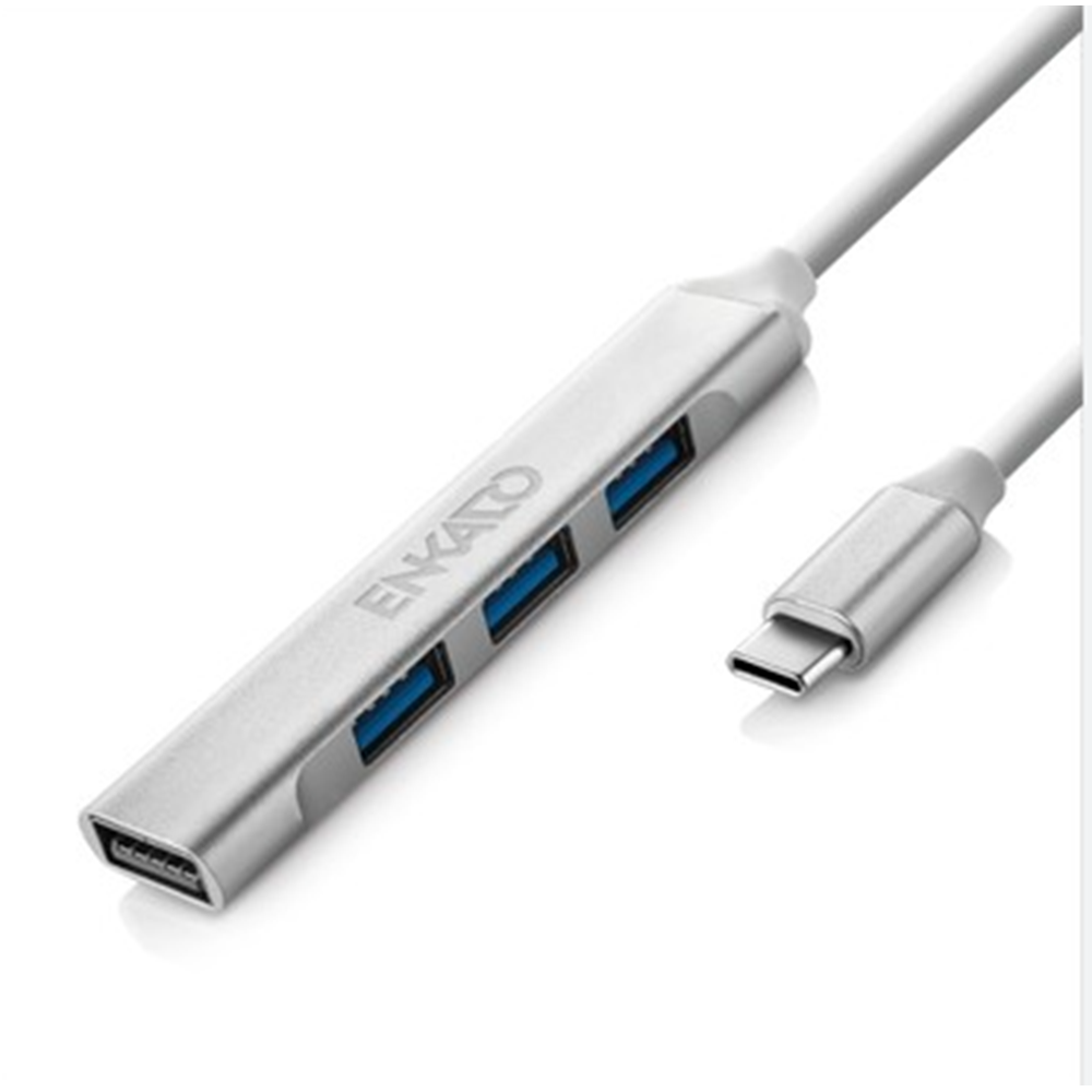 ENKADO EKD-TP50 TYPE-C USB 3,1 TO 4İN1 1 PORT USB 3,0 + 3 PORT USB 2,0 ADAPTÖR