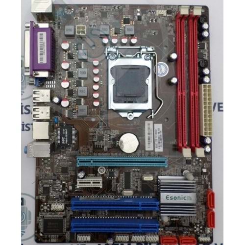 ESONIC H55KCL 1156 SOKET H55 DDR3 HDMI/VGA/LPT ANAKART