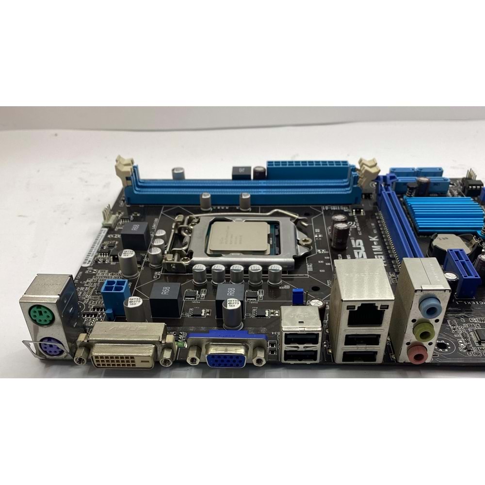 ASUS H61M-K 1155 PİN ANAKART + PENTİUM G2030 CPU