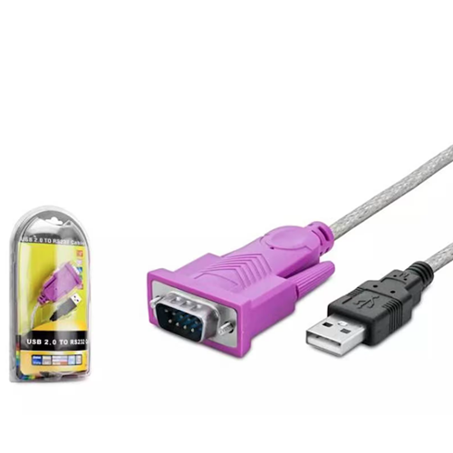 HADRON HDX1025 USB (M) TO RS232 (M) KABLO 1.5M ÇOK RENKLİ