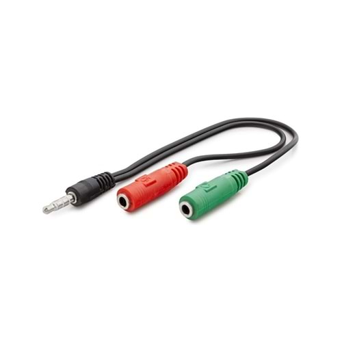 Hadron HN4708 Mikrofon Kulaklık Kablo Ayırıcı 20 cm