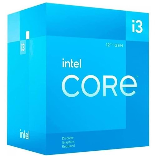 Intel i3-12100F Dört Çekirdek 3.30 GHz İşlemci