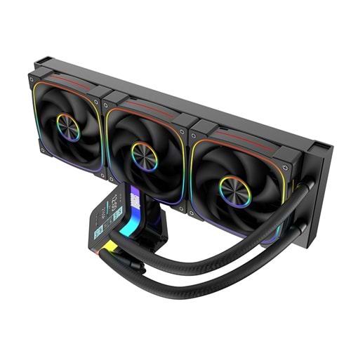 Dragos Rock 360 Black Intel&AMD 360MM Led Ekranlı ARGB Sıvı Soğutucu