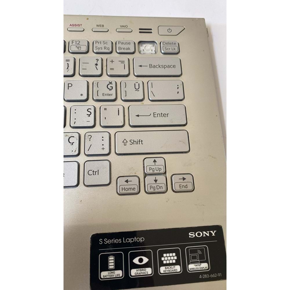 Sony Vaio 4121 Klavye Kasası PCG-4121DL