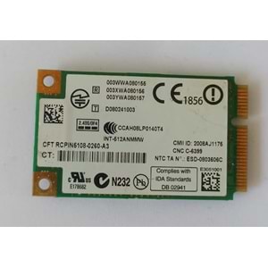 INTEL WIFI LINK 480985 WIRELESS KART