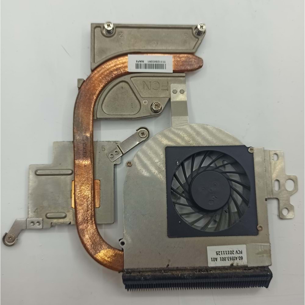 Dell inspiron 15R N5110 M5110 Cpu Soğutucu Heatsink Fan