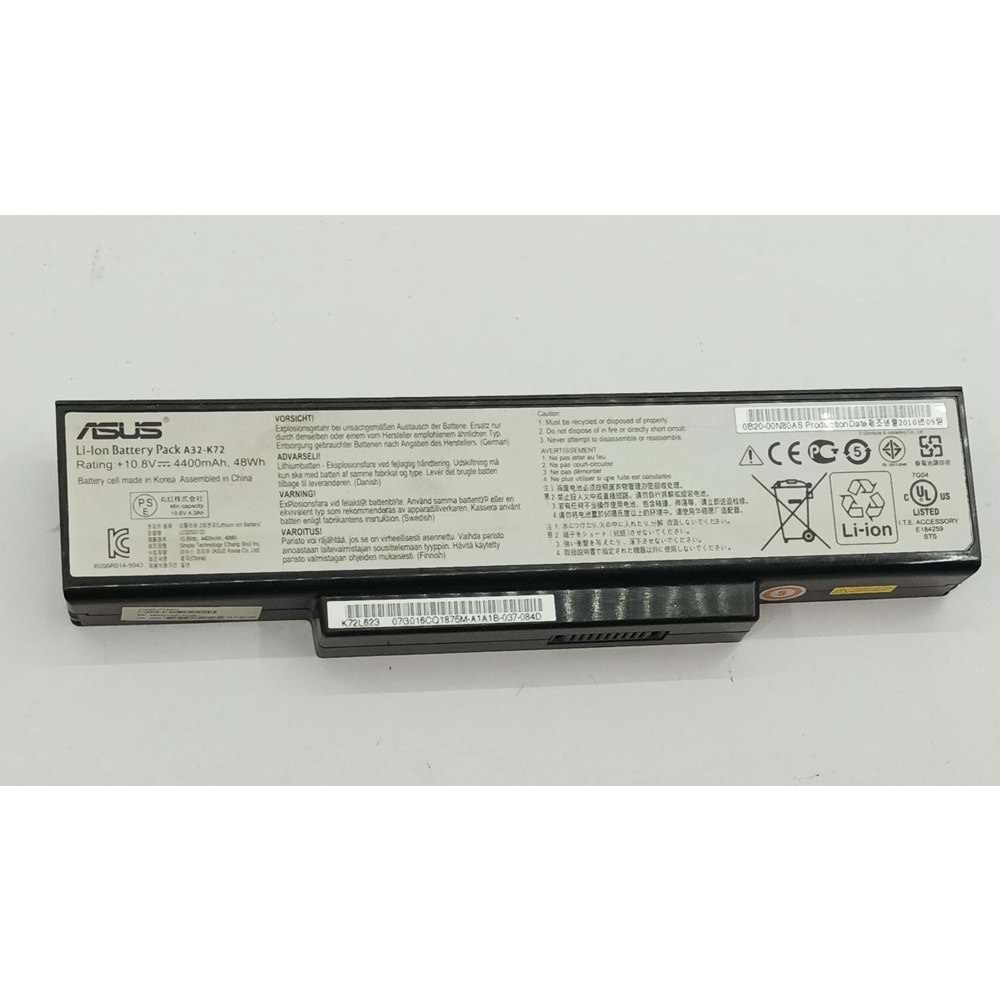 İnfostar Asus A32-K72 Notebook Batarya Pil A32k72lh