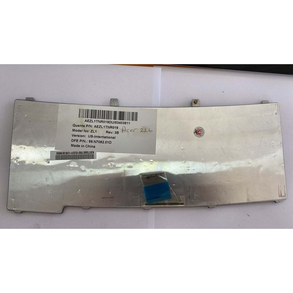 Acer AEZL1TNA029, AEZL1TNR019 ,AEZL1TNR116 Klavye Tuş Takımı Q-Türkçe
