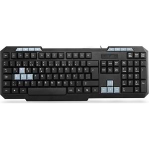 Everest Kb-700 Siyah Usb Multimedia Klavye