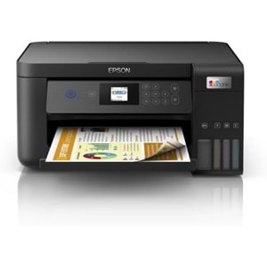 EPSON EcoTank L4260 Wi-Fi Mürekkep Tanklı A4 Çok Fonksiyonlu Yazıcı, 3-ü-1 arada (Yazdır/Tara/Kopyala), Çift Taraflı Baskı, 14.000 syf Siyah / 5.200 syf Renkli Verim, Mobil Baskı, Siyah