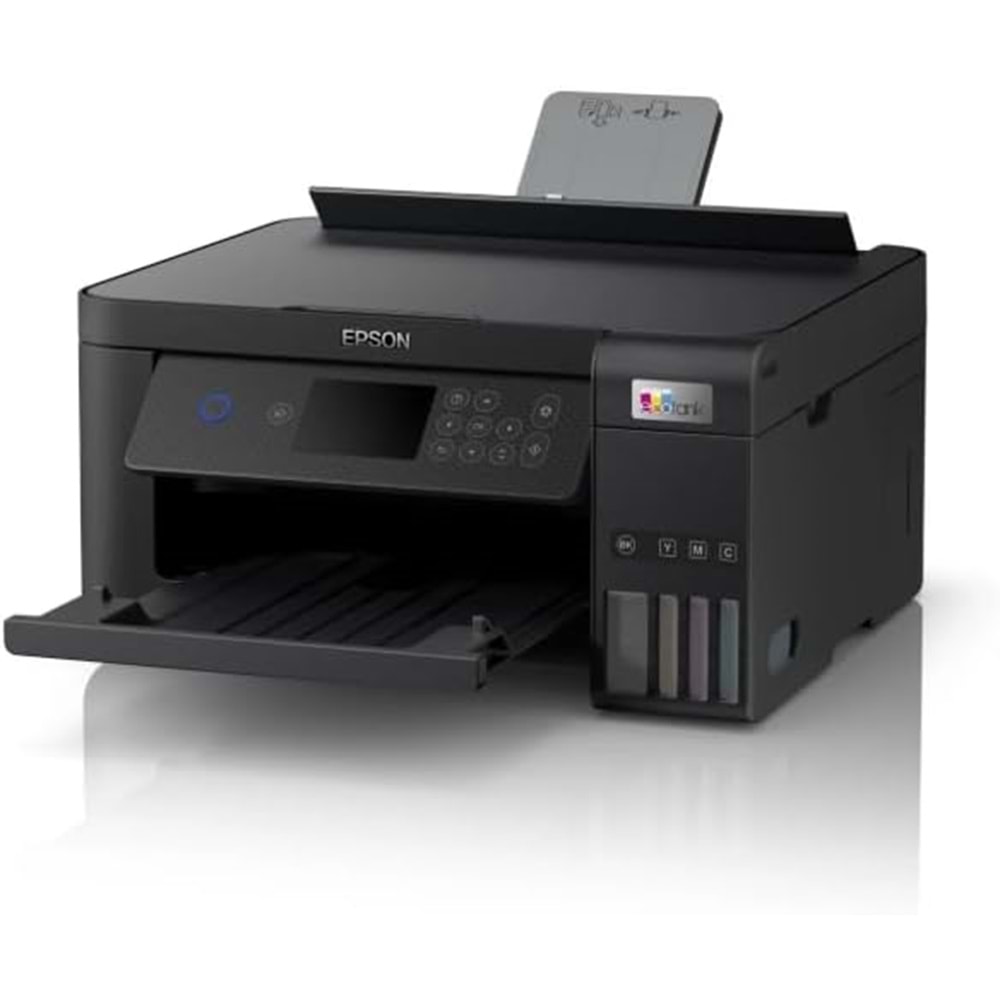 EPSON EcoTank L4260 Wi-Fi Mürekkep Tanklı A4 Çok Fonksiyonlu Yazıcı, 3-ü-1 arada (Yazdır/Tara/Kopyala), Çift Taraflı Baskı, 14.000 syf Siyah / 5.200 syf Renkli Verim, Mobil Baskı, Siyah