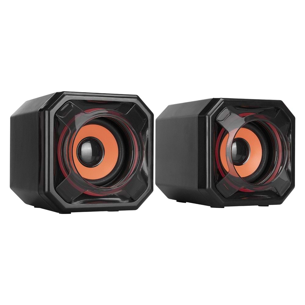 Mikado Md-1772.05W * 2 Turuncu Mini Usb Speaker