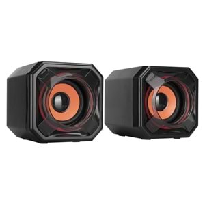 Mikado Md-1772.05W * 2 Turuncu Mini Usb Speaker