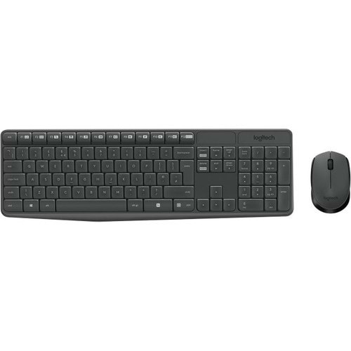 Logitech Mk235 USB Kablosuz Türkçe Klavye Mouse Seti - Siyah