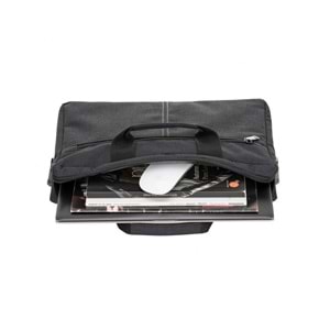 PLM JIMA 13 Notebook Çantası SiyahSu Geçirmez, 3 Bölmeli