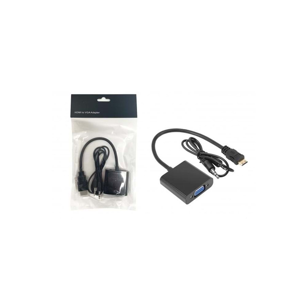 Hdmi To Vga Audio 10 cm Çeviricİ