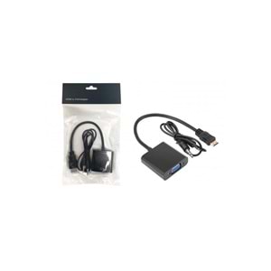 Hdmi To Vga Audio 10 cm Çeviricİ