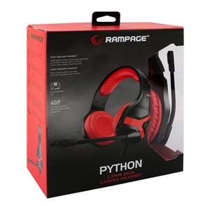 Rampage RM-X1 PYTHON 3,5mm Gaming Oyuncu Mikrofonlu Kulaklık