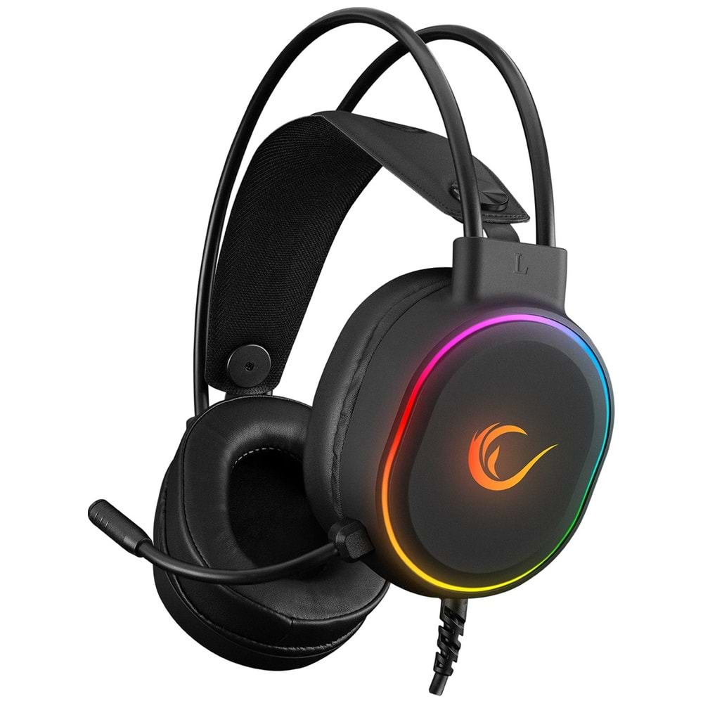 Rampage ROGUE Siyah USB RGB Ledli Gaming Esnek Mikrofonlu Oyuncu KulaklıkRampage ROGUE Siyah USB RGB Ledli Gaming Esnek Mikrofonlu Oyuncu Kulaklık