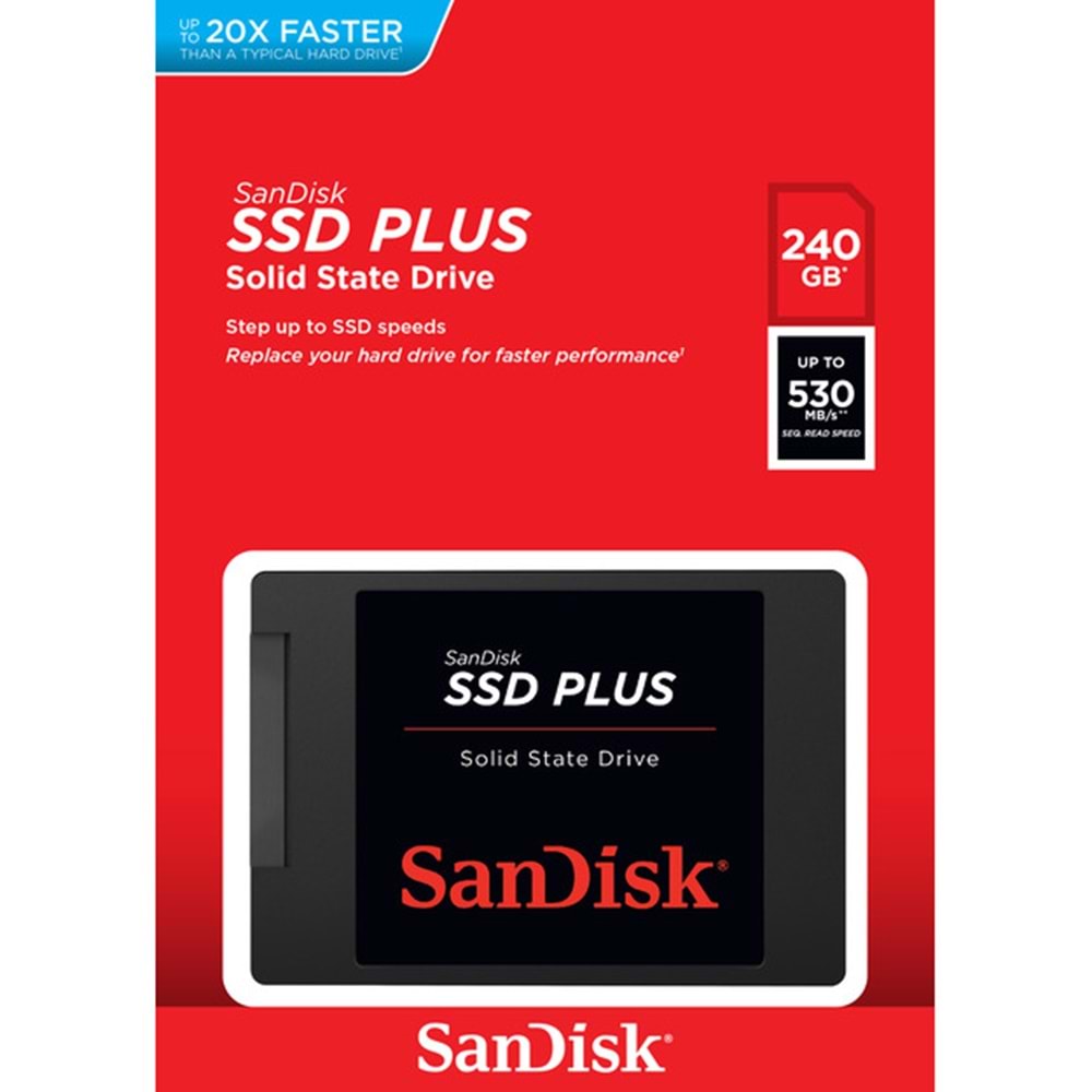 SSD Plus 240GB 530MB-440MB SATA3 SSD