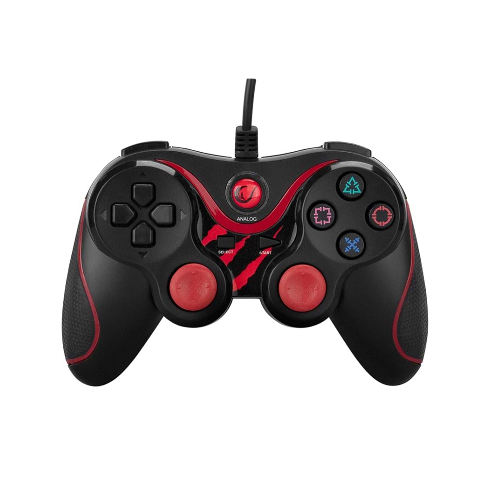 Snopy Rampage SG-R601 PS3/PC Kırmızı USB 1.8m Joypad