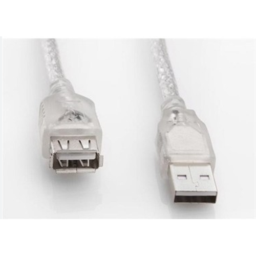 S-link Sl-Af2003 Usb2.0 3Metre Şeffaf Uzatma Kablo