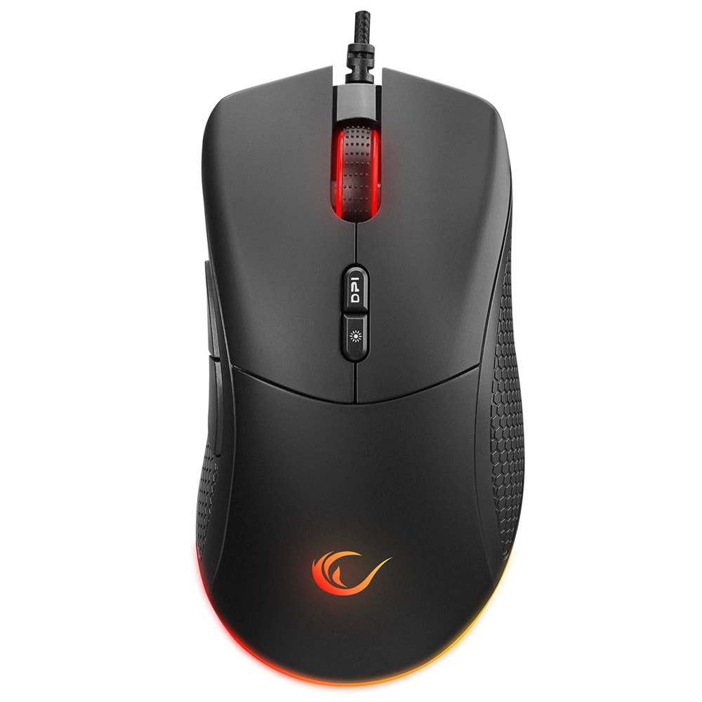 Rampage SMX-R53 SNAPPER Usb Siyah 7200 dpi RGB Aydınlatmalı Gaming Oyuncu M