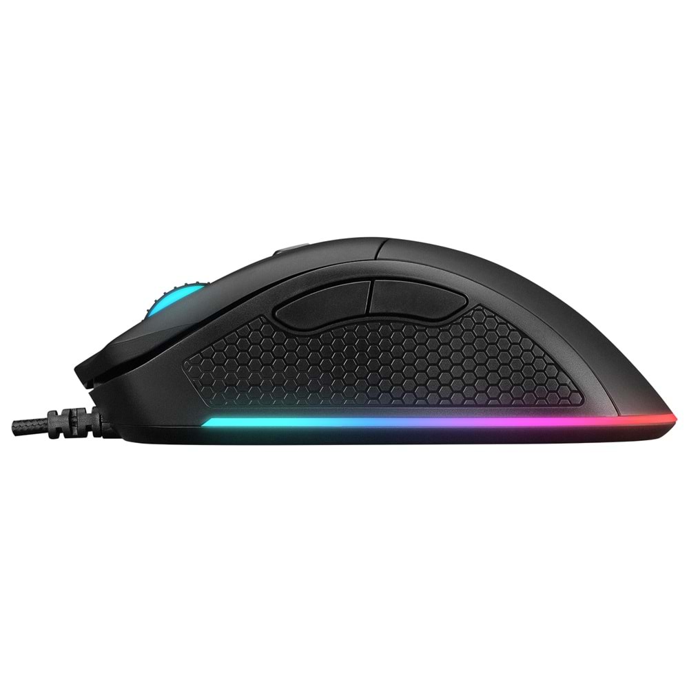 Rampage SMX-R53 SNAPPER Usb Siyah 7200 dpi RGB Aydınlatmalı Gaming Oyuncu M