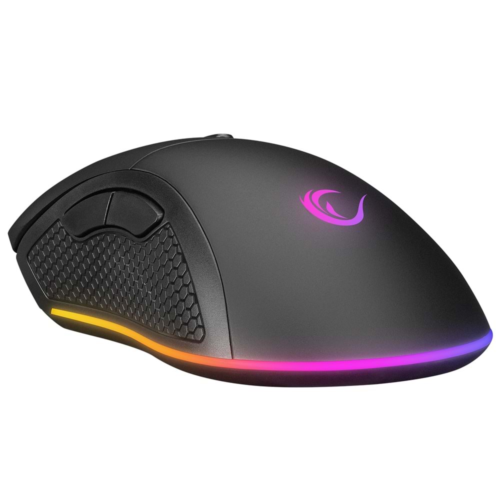 Rampage SMX-R53 SNAPPER Usb Siyah 7200 dpi RGB Aydınlatmalı Gaming Oyuncu M