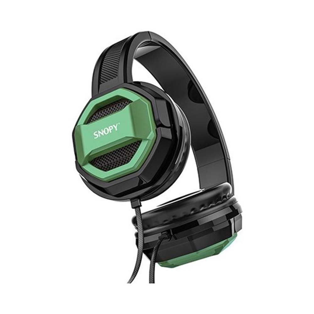 Snopy Sn-101 Bonny Yeşil Pc-Telefon Mikrofonlu Kulaklık
