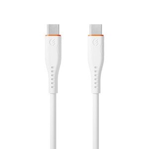 S-link SW-C130 1m 60W TypeC to TypeC Hızlı Data + Sarj Kablosu