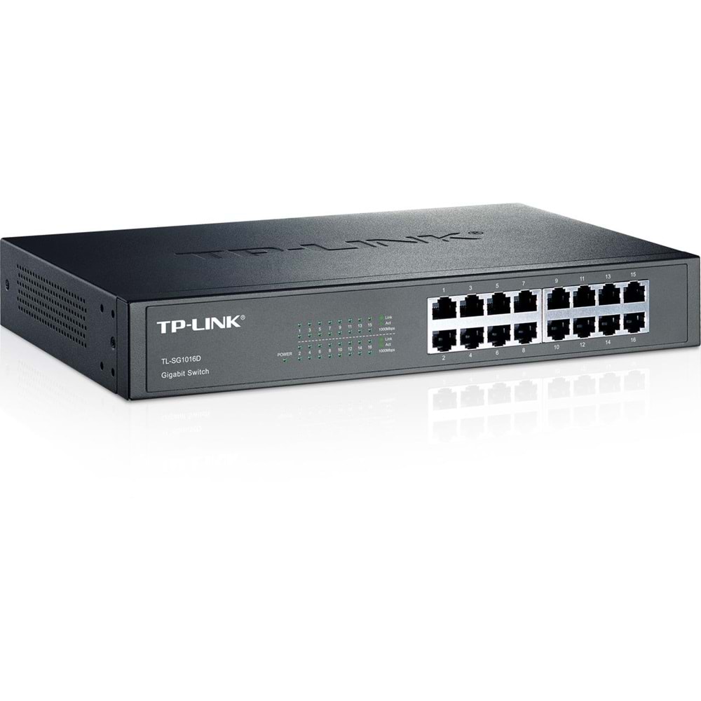 TP-Link TL-SG1016D 16 PORT 10/100/1000 GBIT SWITCH