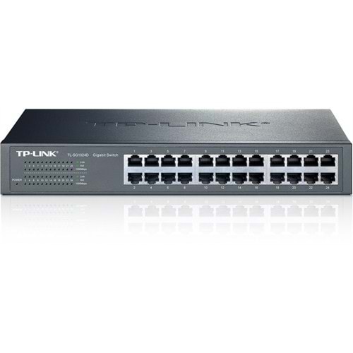 TP-LINK TL-SG1024D 24 PORT 10/100/1000 RACKMOUNT SWITCH