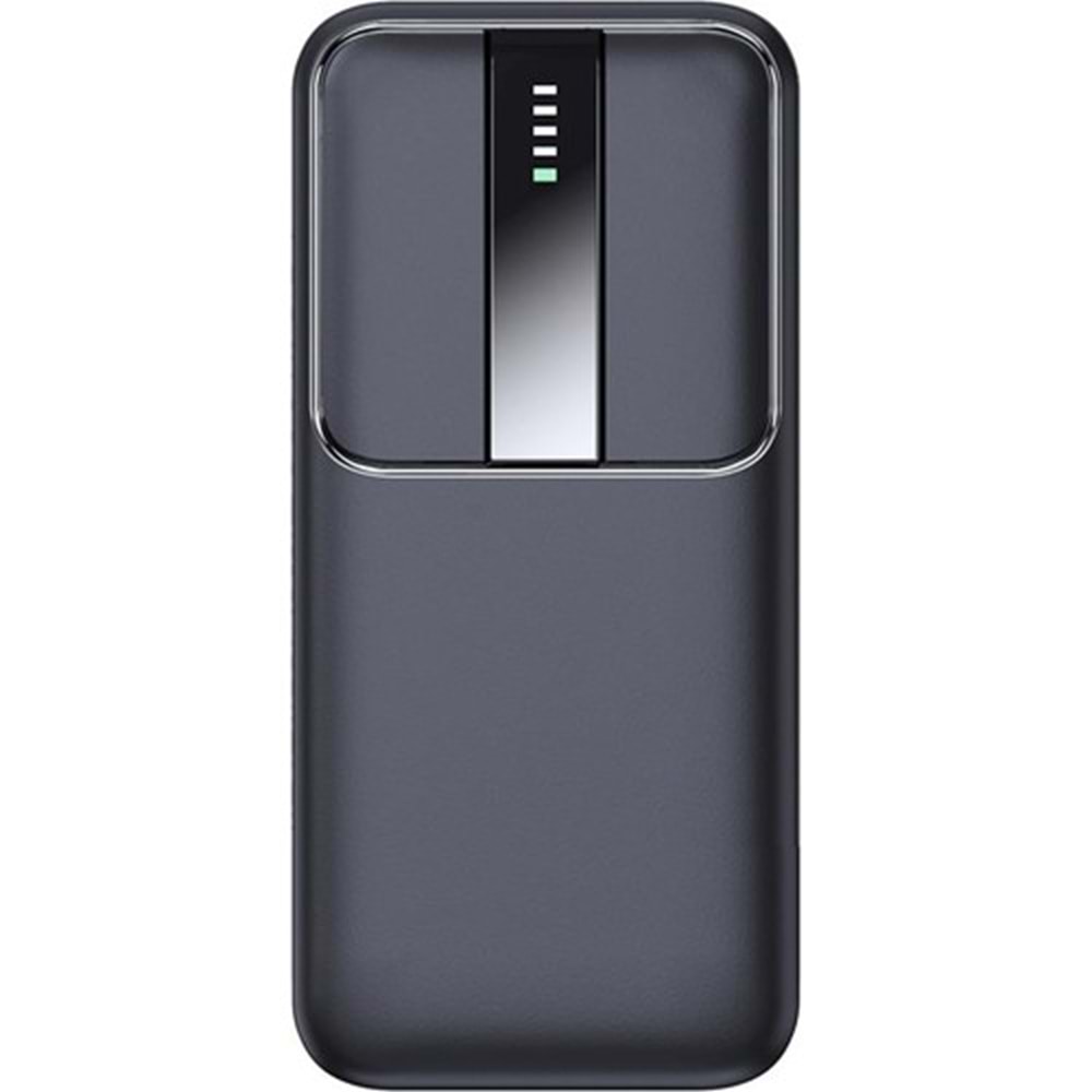 Dexim X-02 20.000mAh 20W Hızlı Şarj PD Type-C Çıkışlı Powerbank Siyah - DCA