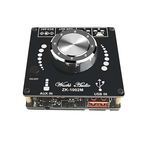 RongWeiwang ZK-1002M 100W+100W 5.0 Güç o Amplifikatör Kartı Stereo Ses 2 Kanal Kablosuz Dijital Güç Amfi Modülü
