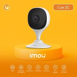 IMOU Cue 2C İç Ortam Akıllı WiFi Kamera/2MP-Gece Görüşü-Hareket ve İnsan Algılama-SD Kart Desteği-ONVIF-Bulut Hizmeti (IPC-C22CP)